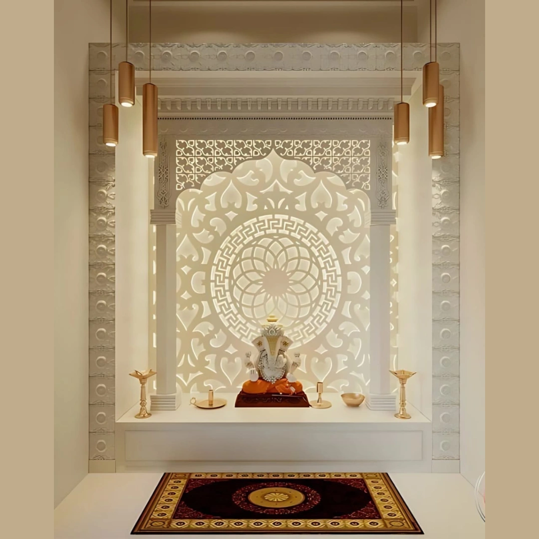 Living Room Essentials - Corian Temple by OM ART and CRAFT