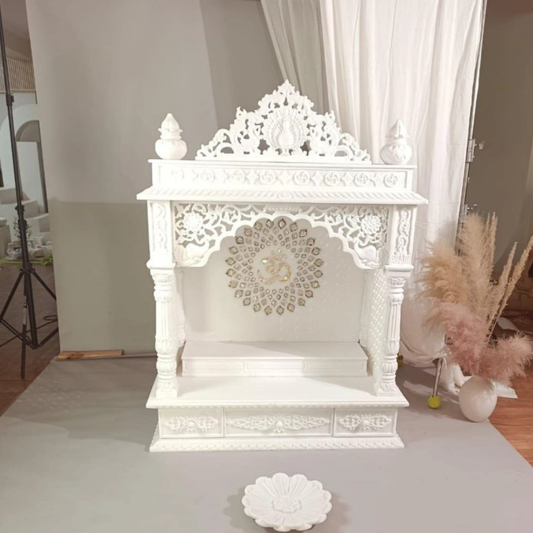Marble Temple for Home Pooja - Marble Temple by OM ART and CRAFT