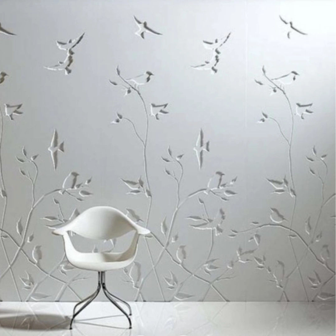 Innovative 3D - Corian Wall Panel by OM ART and CRAFT