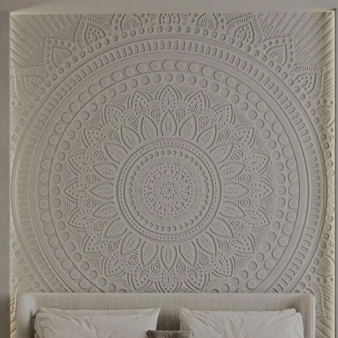 Stylish Bedroom Walls Panels - Wooden Wall Panel by OM ART and CRAFT