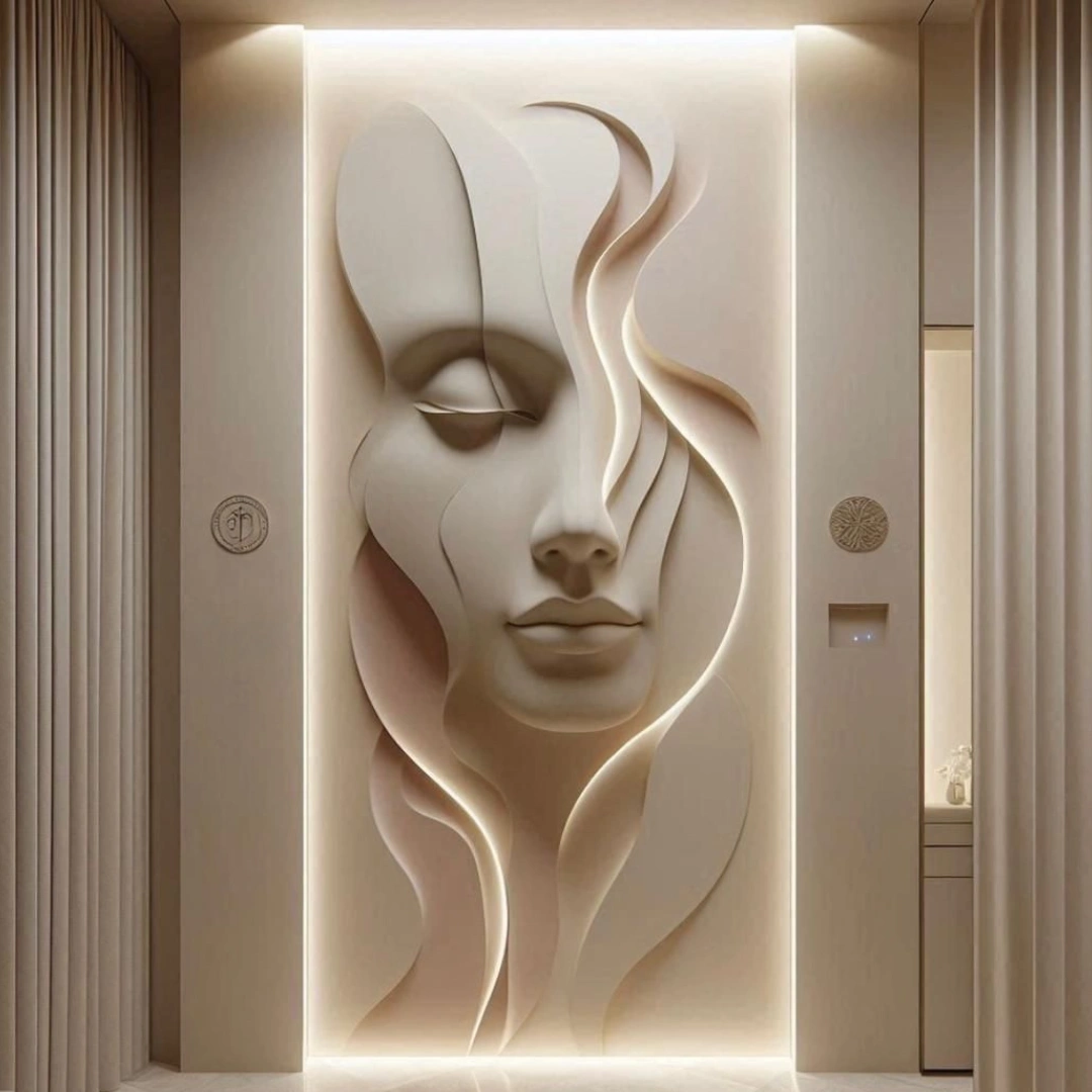 3D Office Wall Panels - Wooden Wall Panel by OM ART and CRAFT