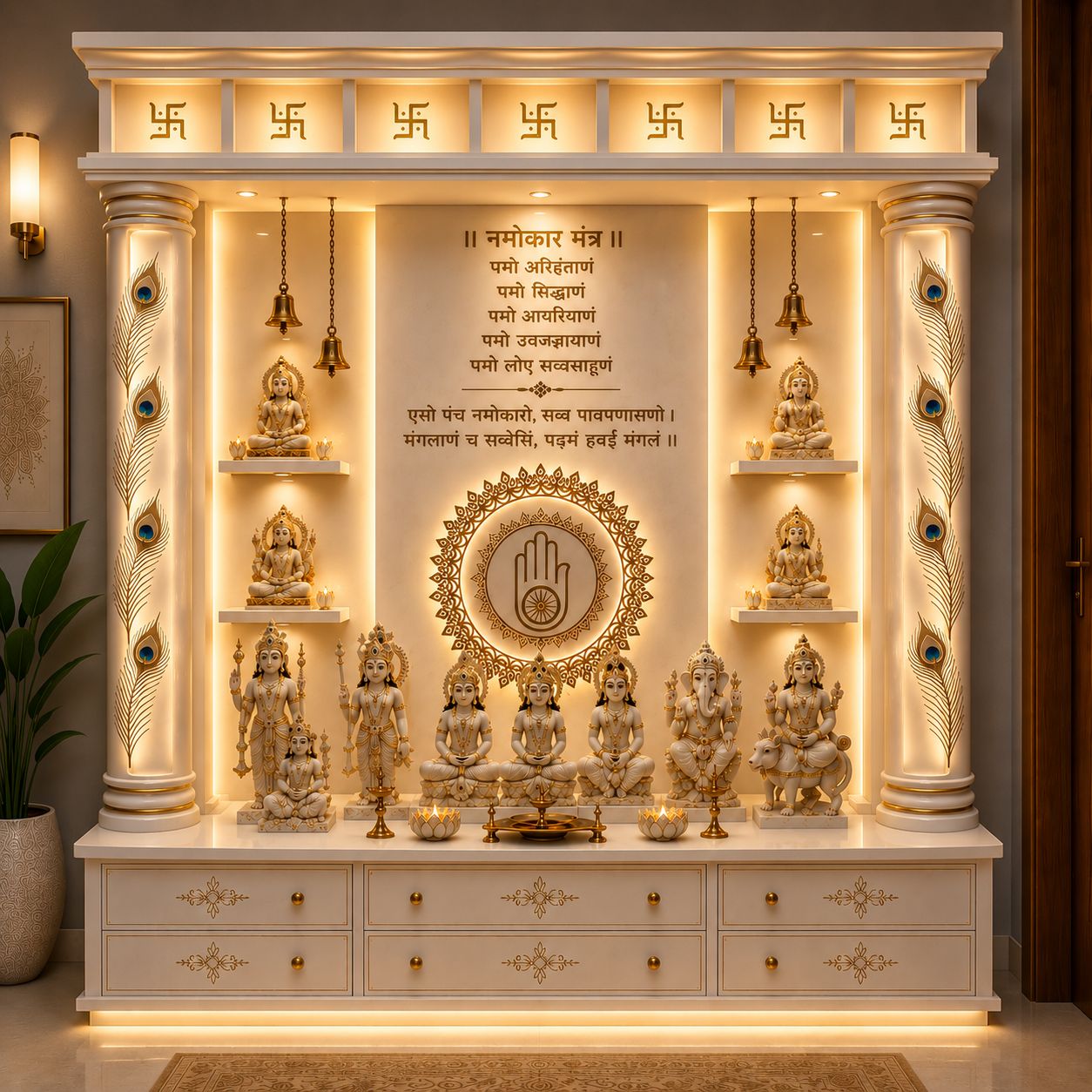Luxury Marble Jain Temple - Marble Temple by OM ART and CRAFT