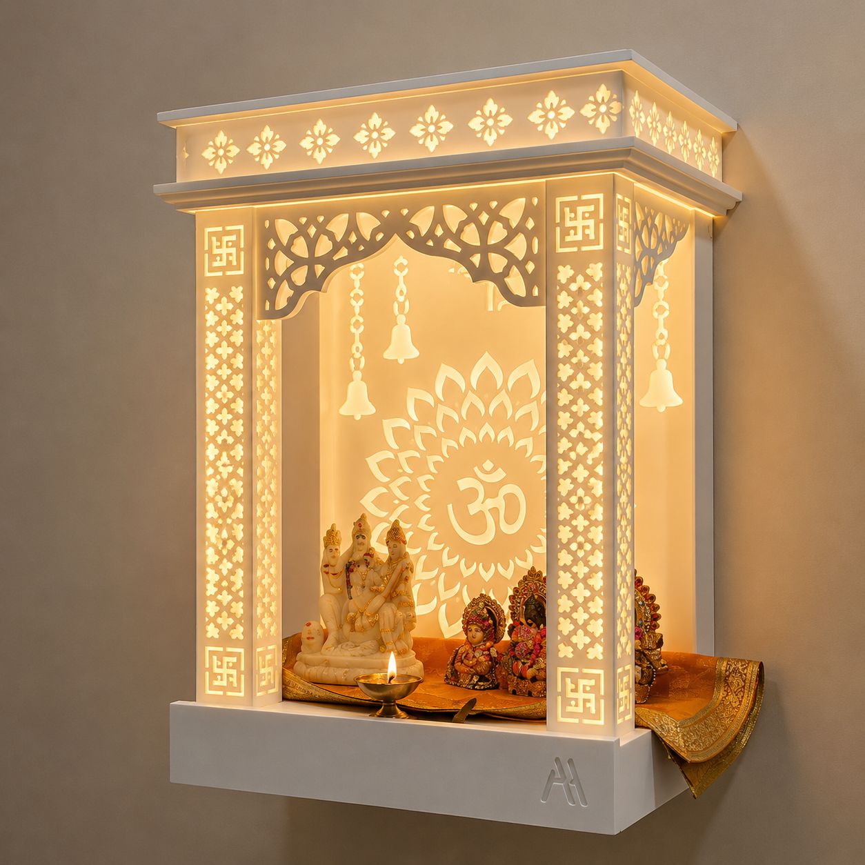 Small Corian Home Temple