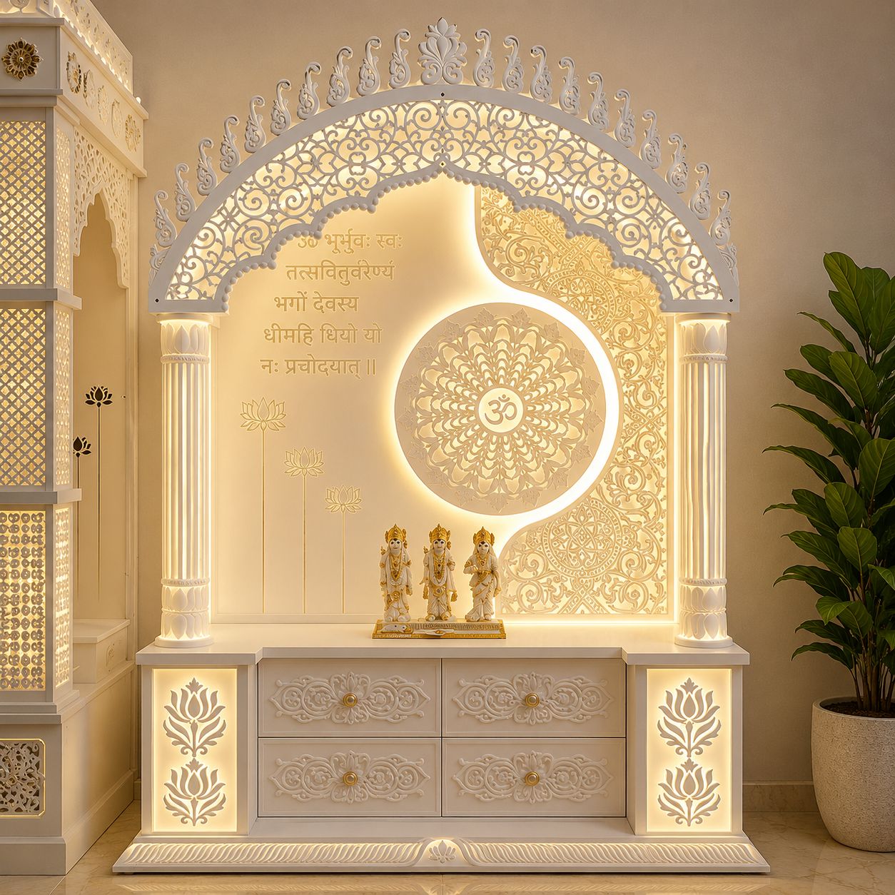 Luxury Marble Ram Darbar Arch Mandir