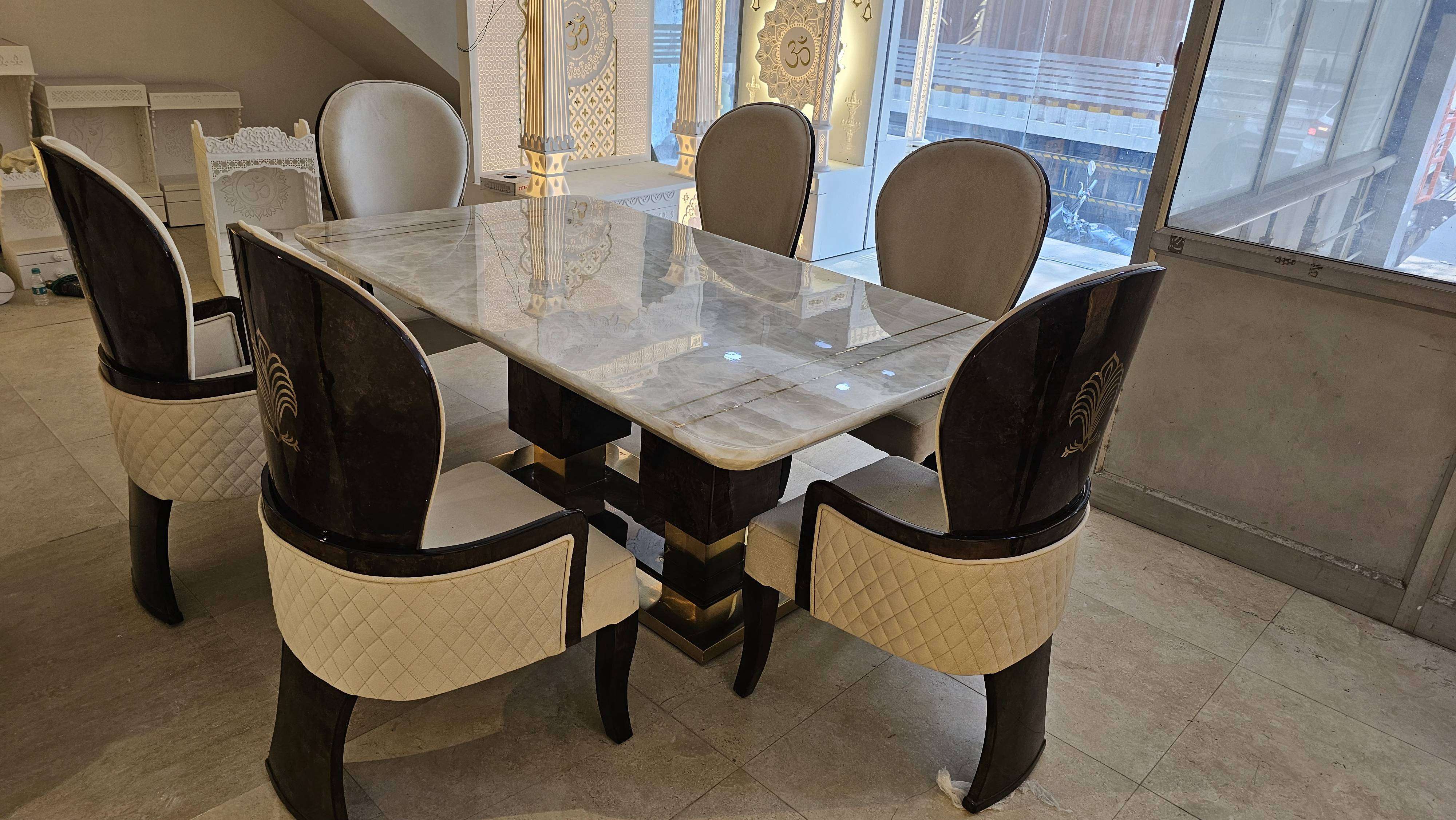 Marble dining table manufacturers delhi :- Call 7007314588