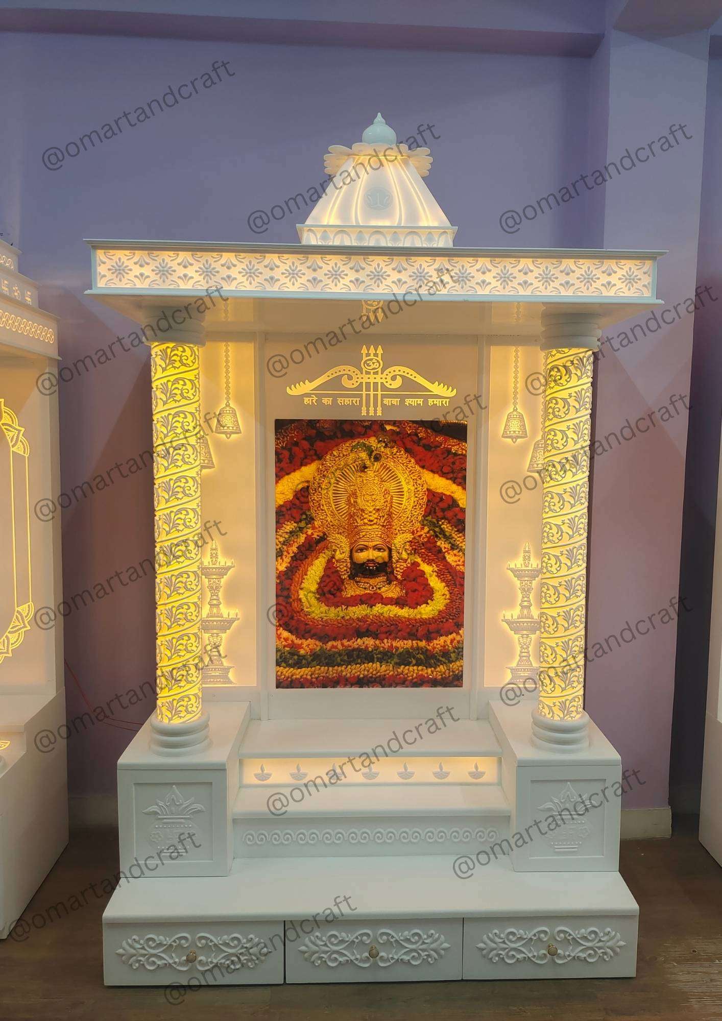 special discount offer for home temple Corian temple visit now - Om Art and craft