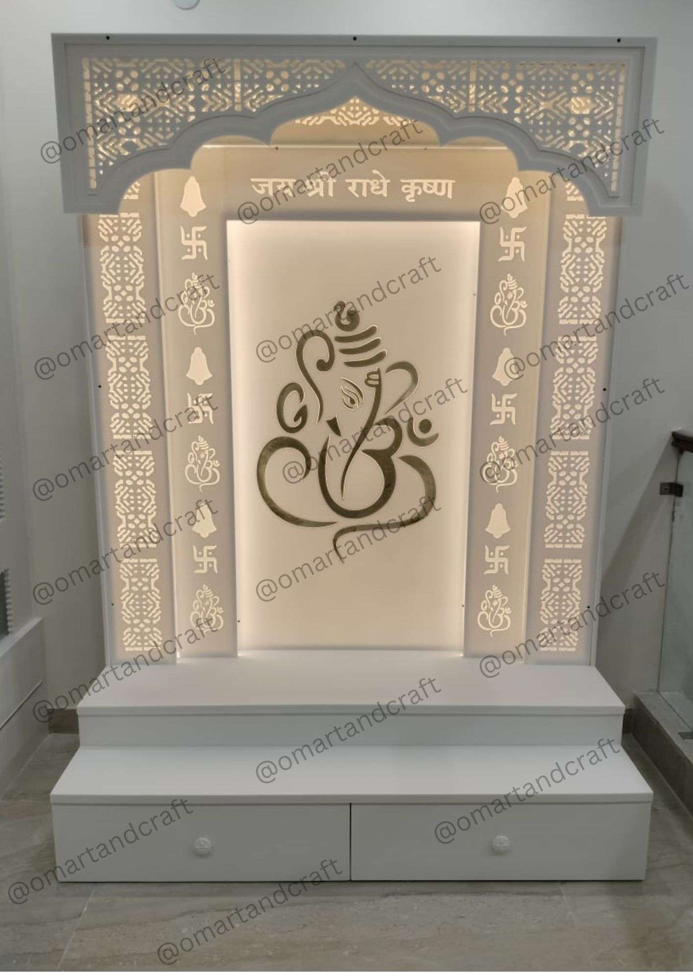 Om Art and Craft: Best Corian Mandir Manufacturers Shop in Delhi